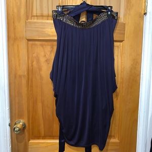 Navy Ted Baker Dress Size 2 UK = Size 6 US
